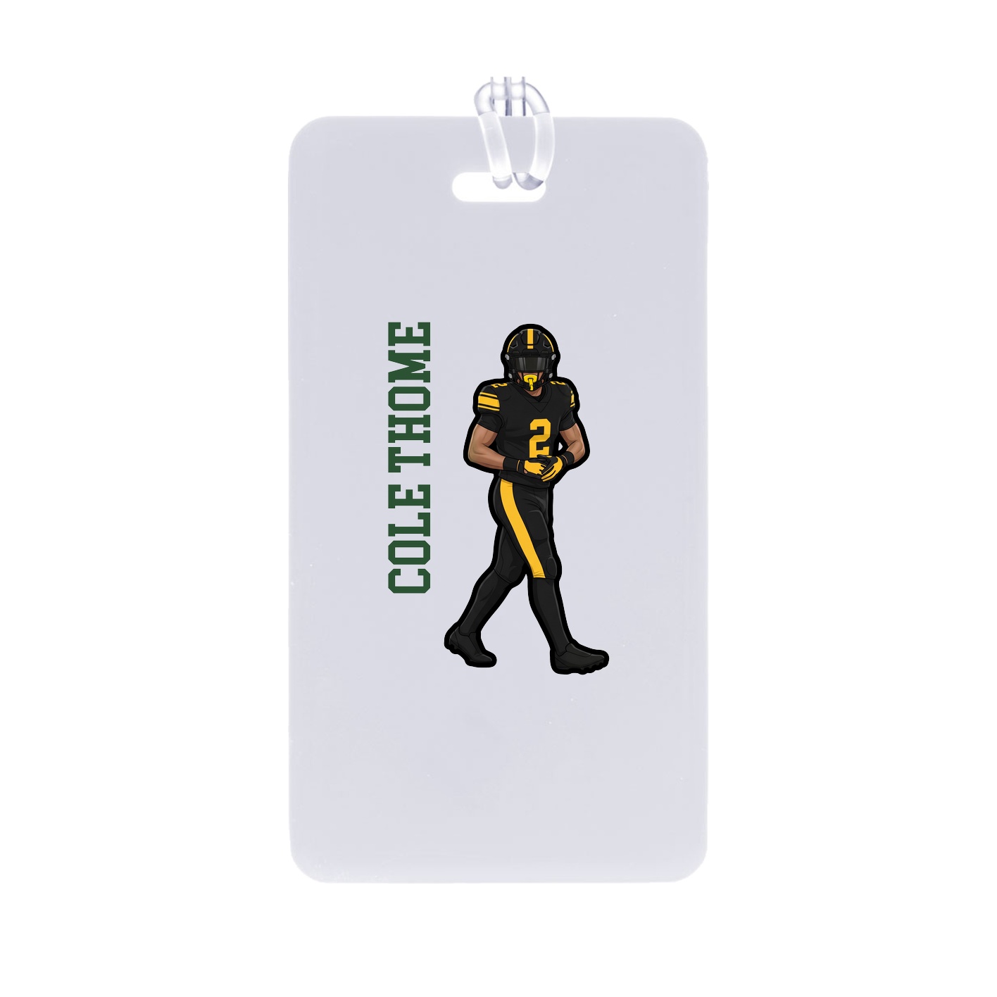 Bag Tag — Name Vertical in Classic