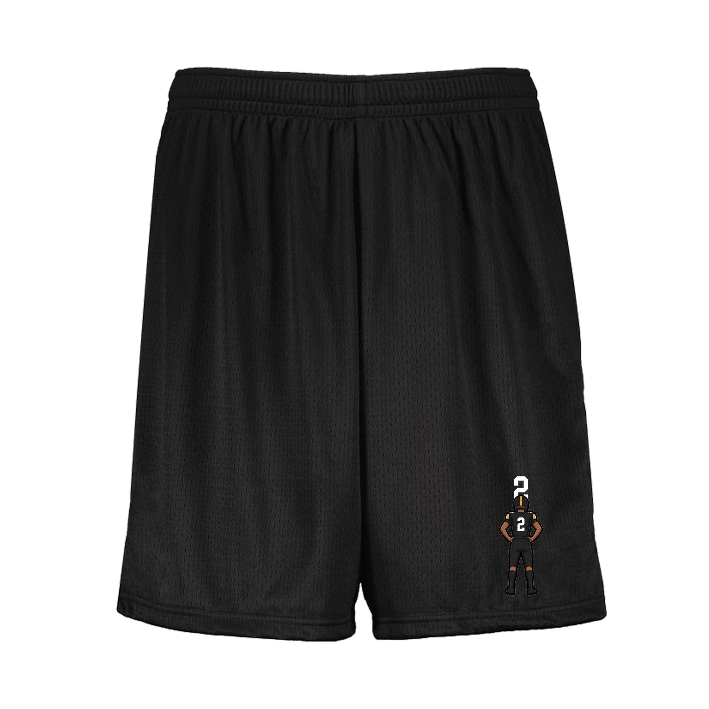 Shorts — Number Top in Black
