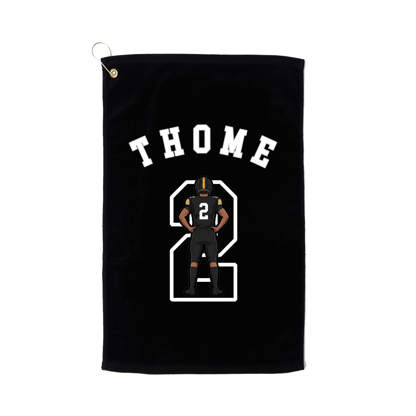 Golf Towel — Shirsey Arch in Black