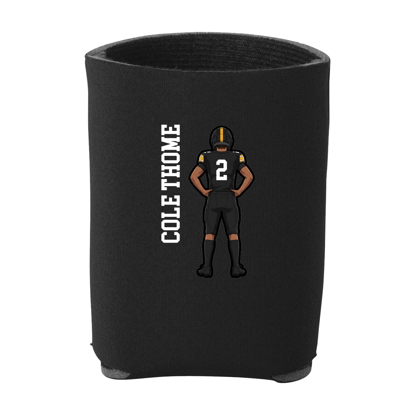 Can Holder — Name Vertical in Black