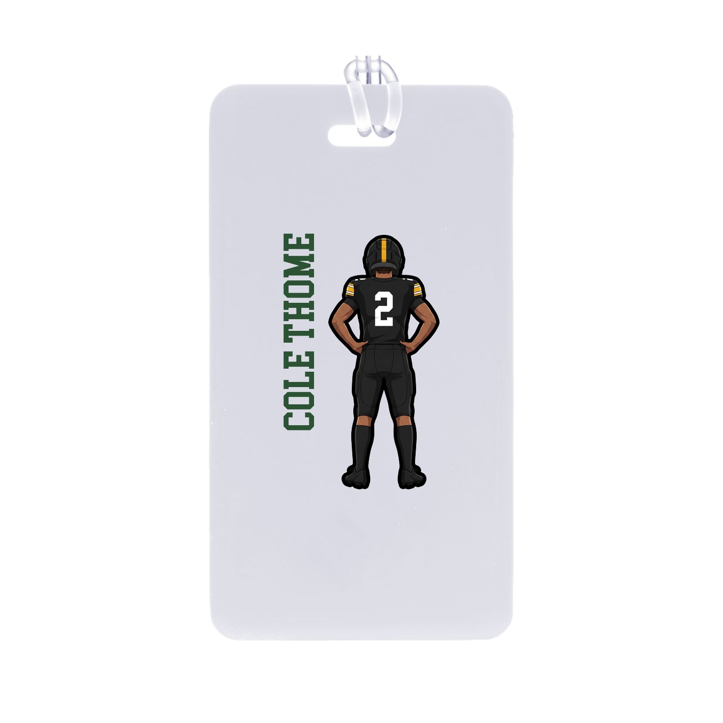 Bag Tag — Name Vertical in Classic