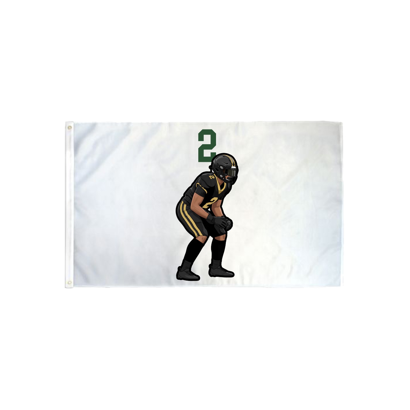 3x5 Flag — Number Top in Classic