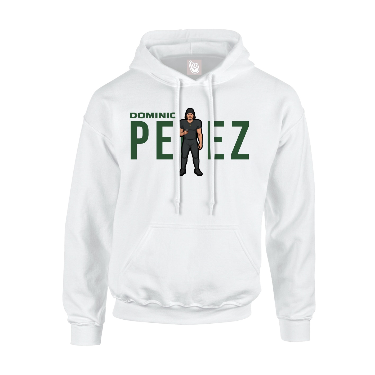 Youth Hoodie — Player Name in White