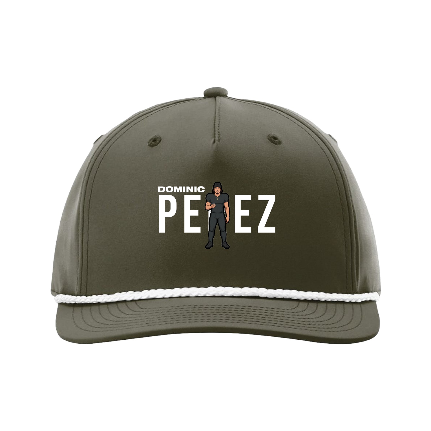 Five-Panel Classic Rope Cap — Player Name in Green
