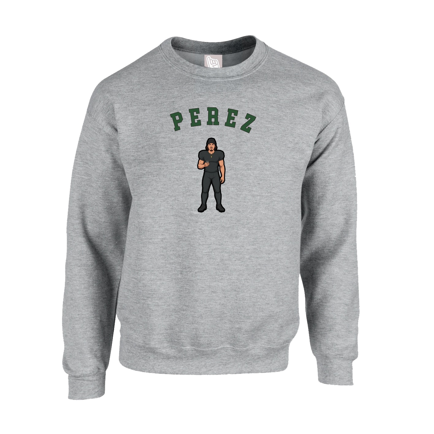 Fleece Crew — Shirsey Arch in Grey