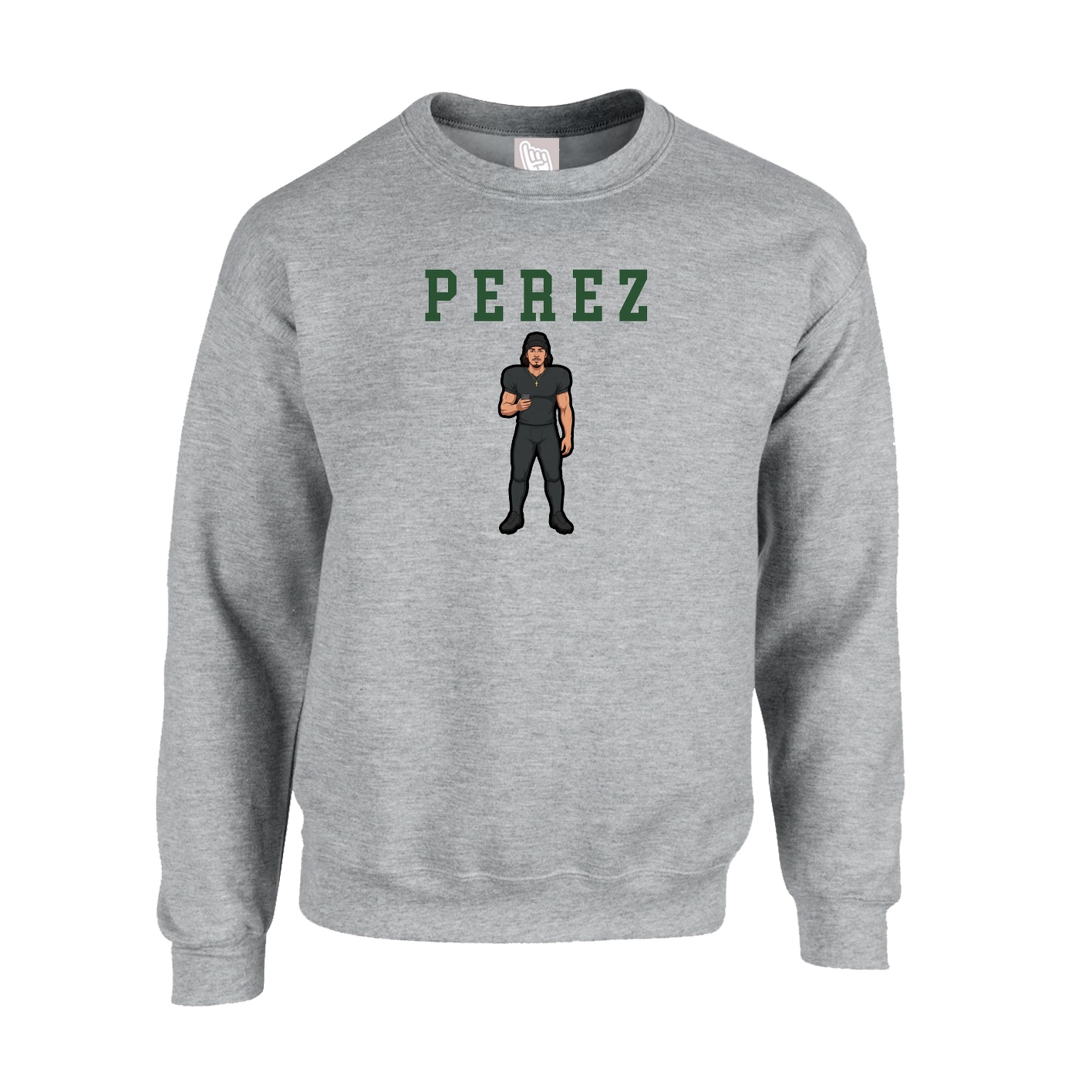 Fleece Crew — Shirsey in Grey
