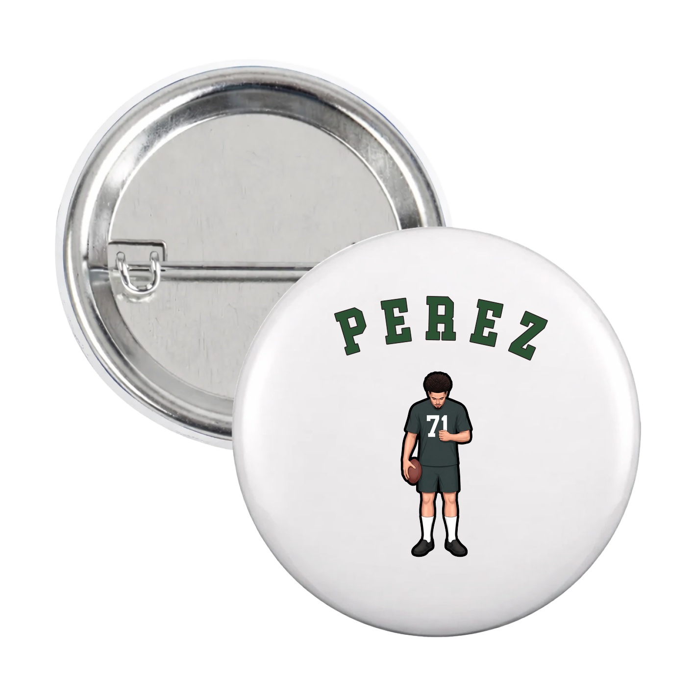 Game Day Button — Shirsey Arch in White
