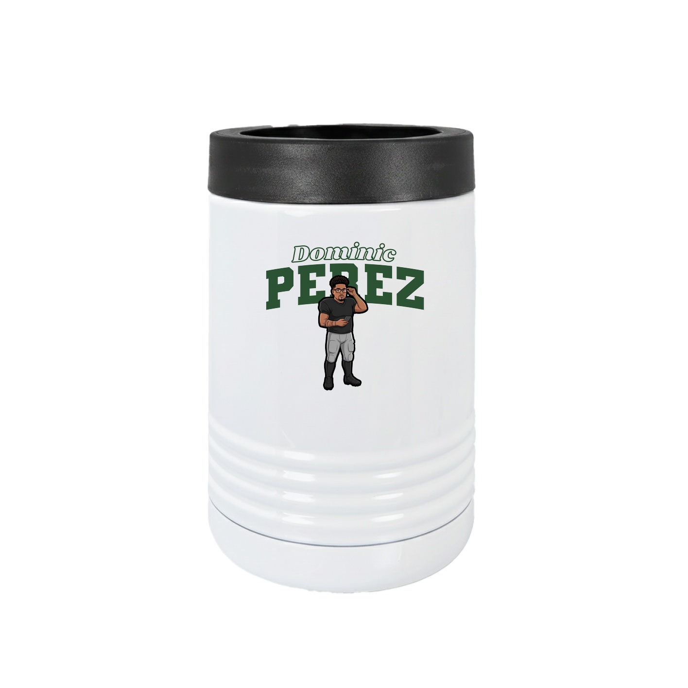 Beverage Holder — Name Arch in White