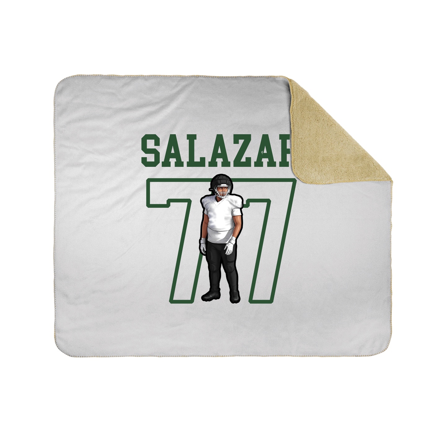 Throw Blanket — Shirsey in White