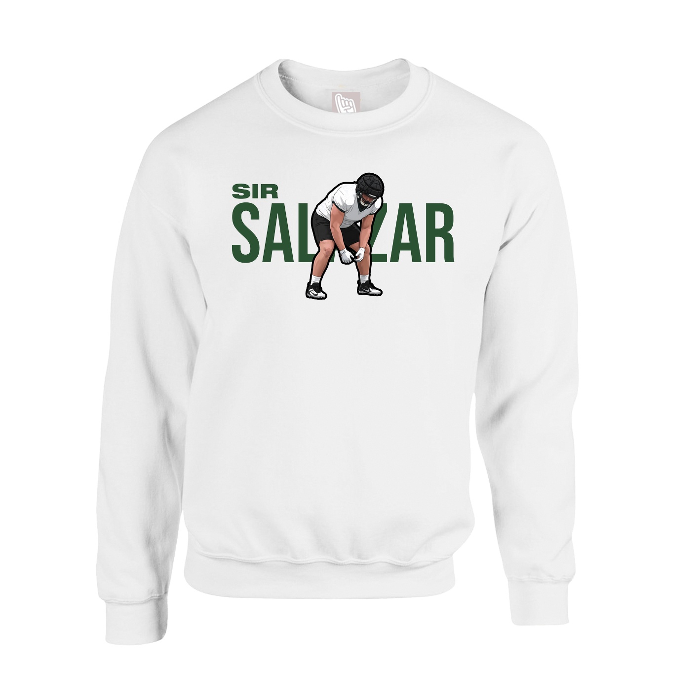 Fleece Crew — Player Name in White