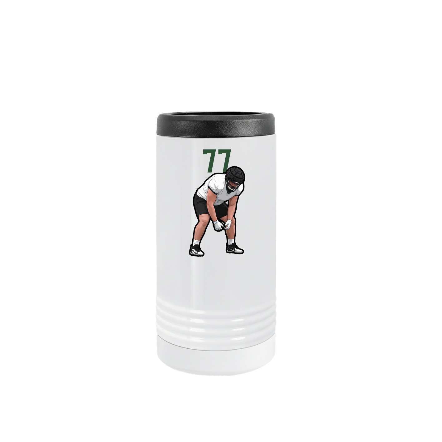 Slim Beverage Holder — Number Top in White