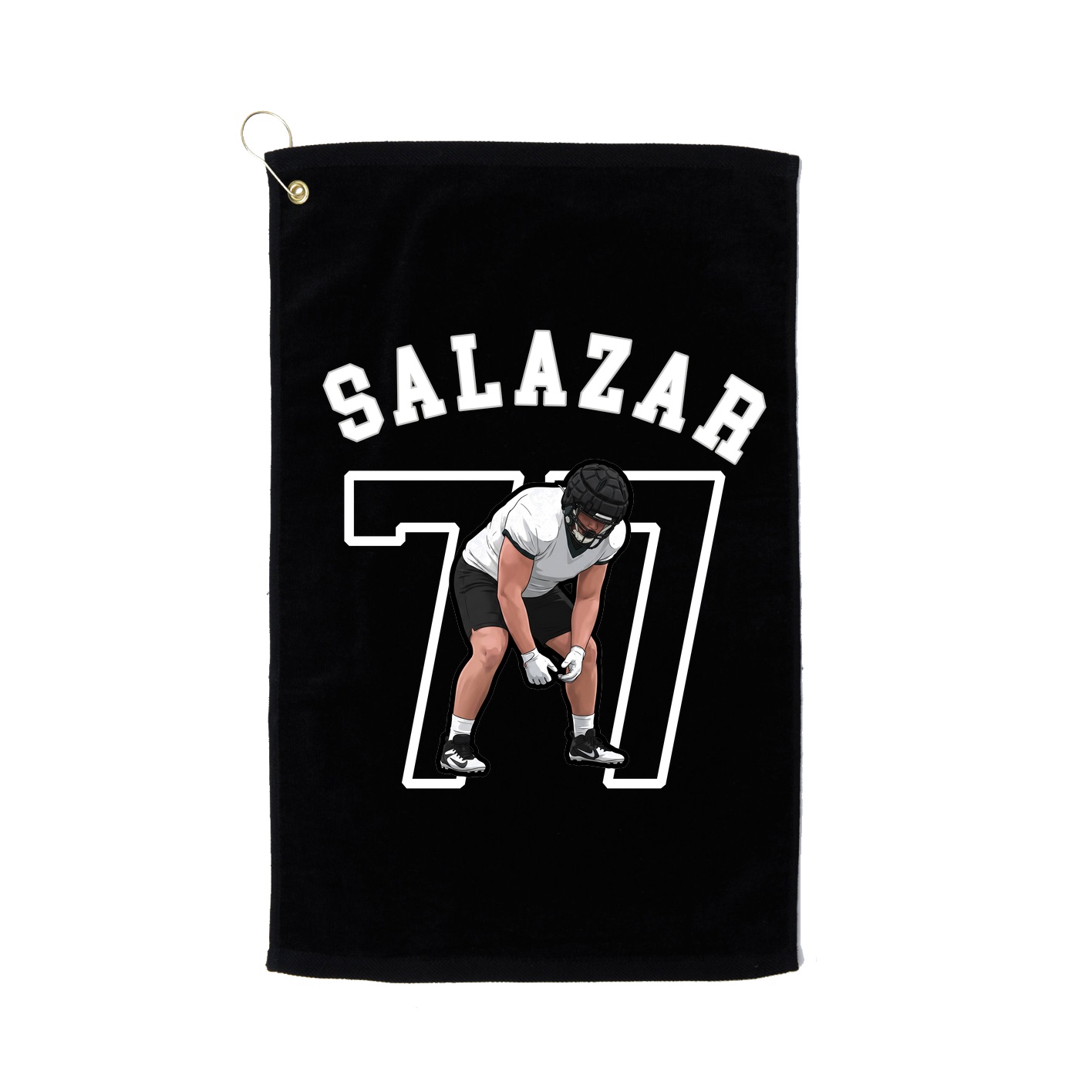 Golf Towel — Shirsey Arch in Black