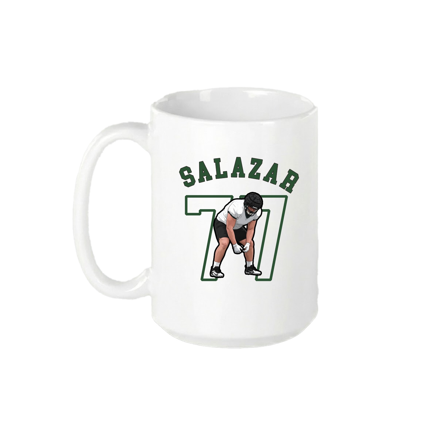15oz Coffee Mug — Shirsey Arch in White