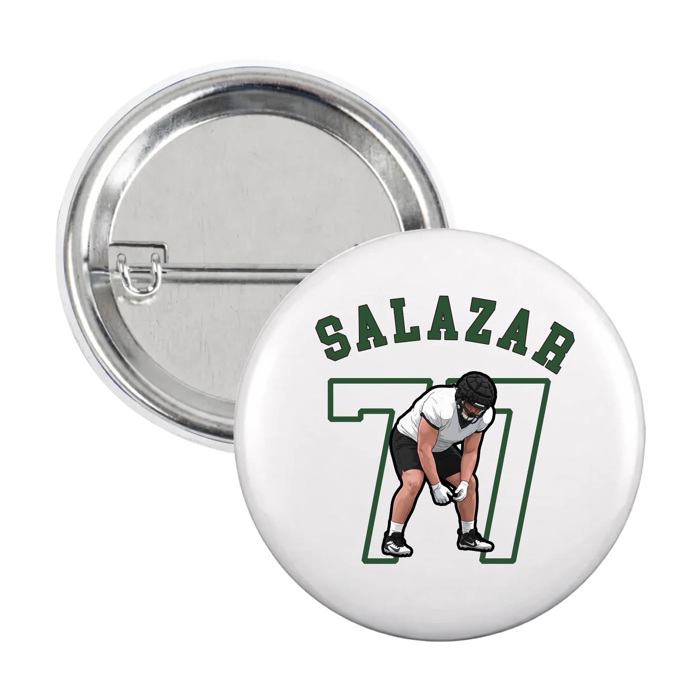 Game Day Button — Shirsey Arch in White