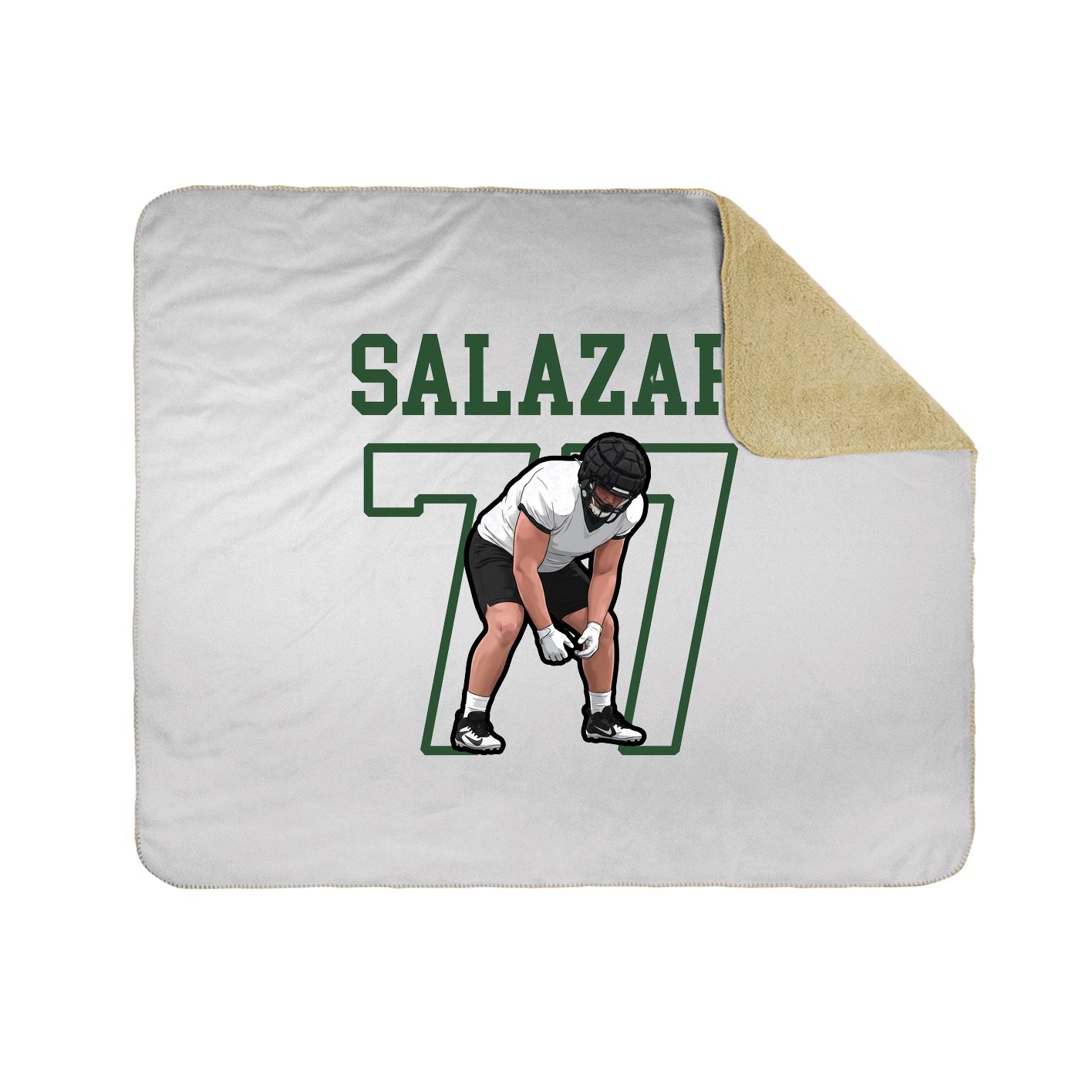 Throw Blanket — Shirsey in White