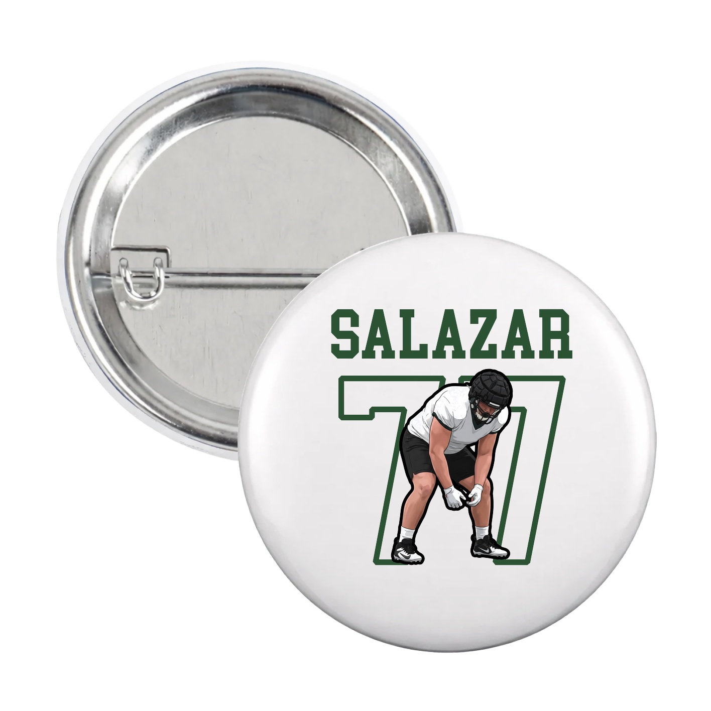 Game Day Button — Shirsey in White