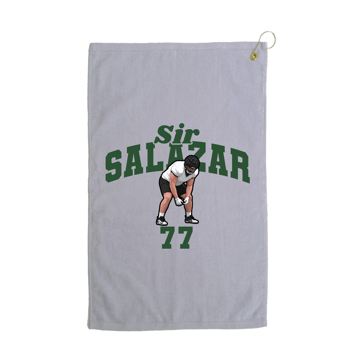 Golf Towel — Signature Arch in Grey