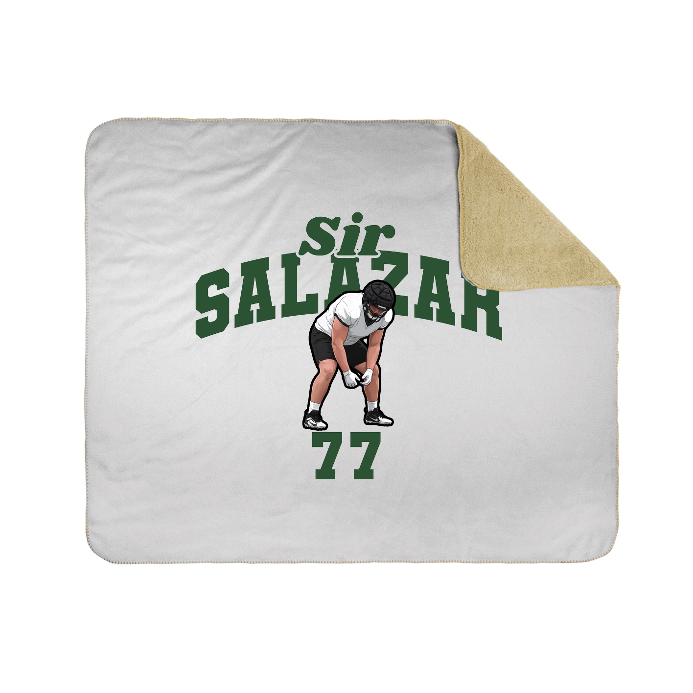 Throw Blanket — Signature Arch in White