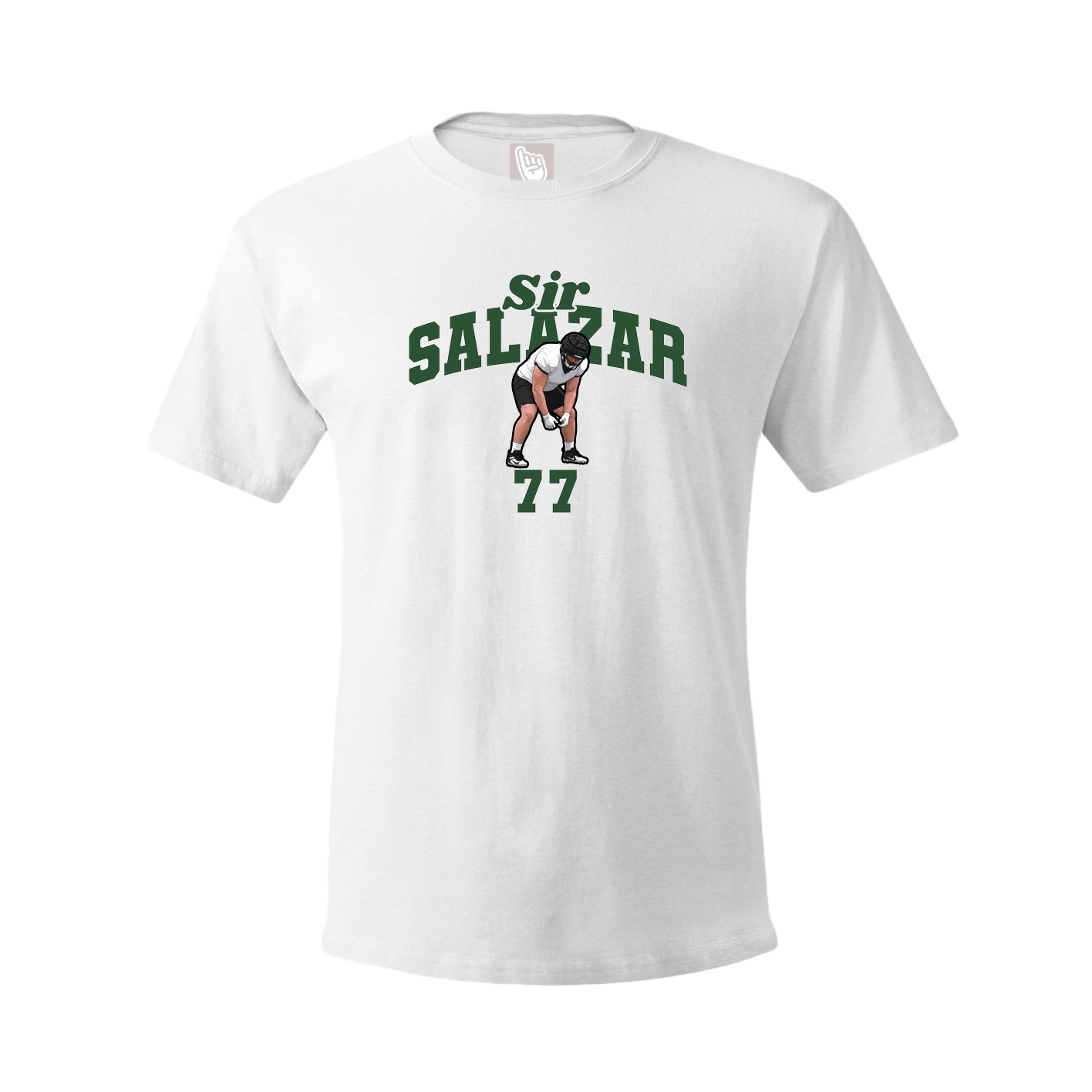 Youth Tee — Signature Arch in White