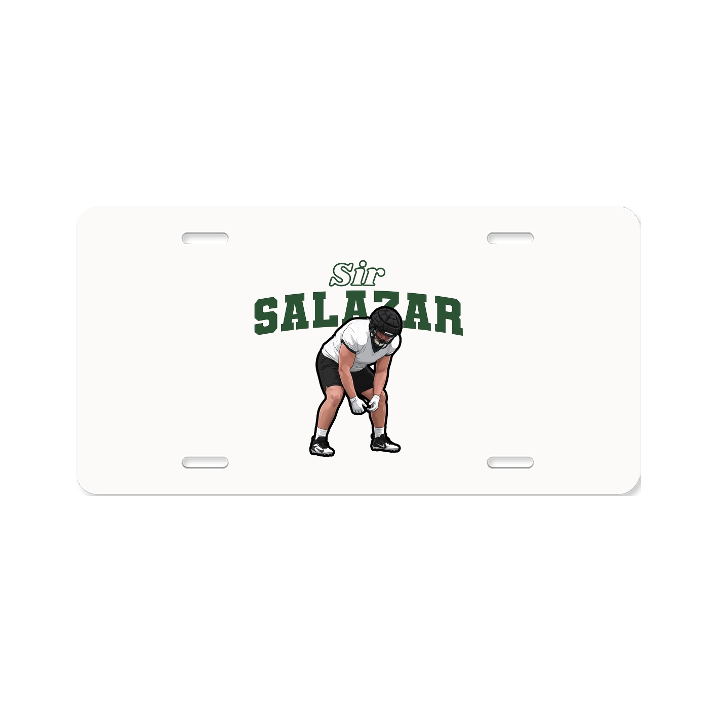 License Plate — Name Arch in Classic