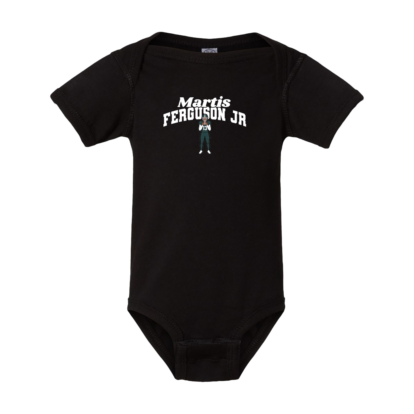 Baby Onesie — Signature Arch in Black