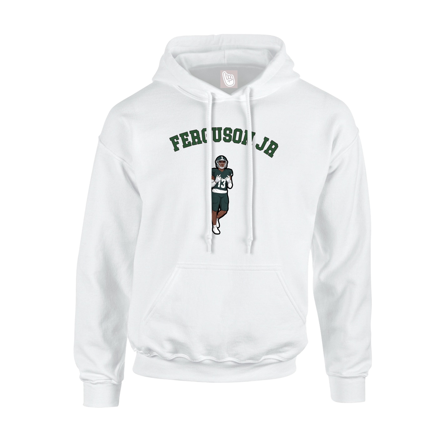 Hoodie — Shirsey Arch in White