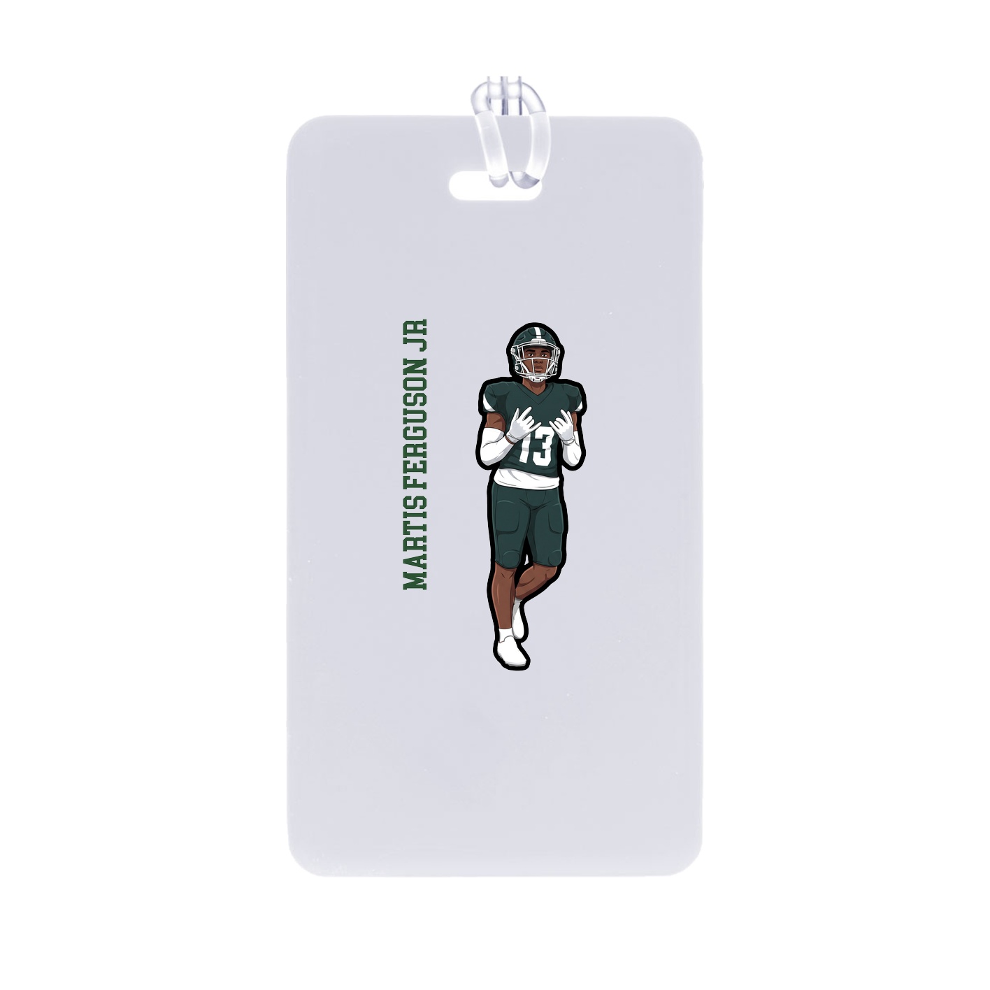 Bag Tag — Name Vertical in Classic