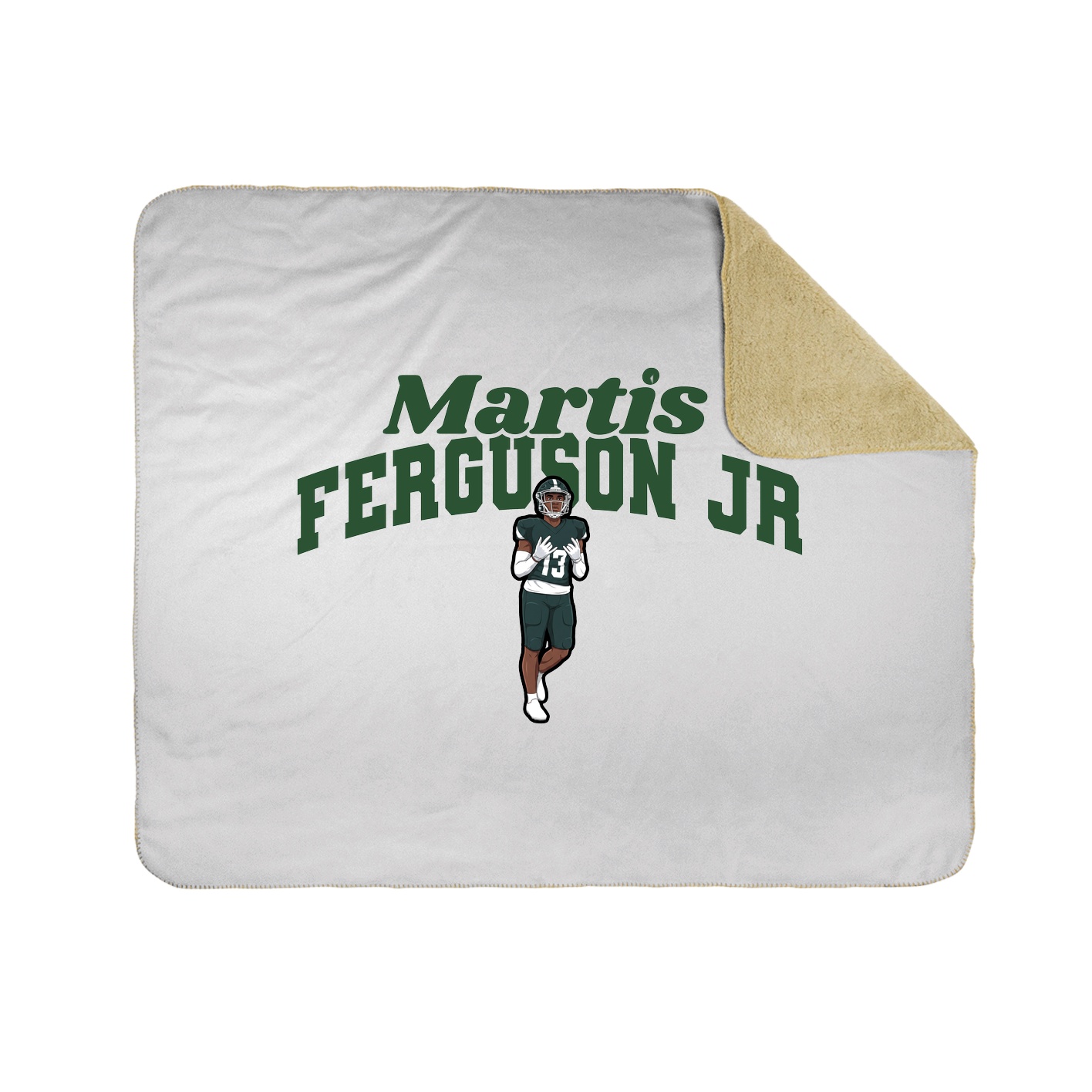 Throw Blanket — Signature Arch in White
