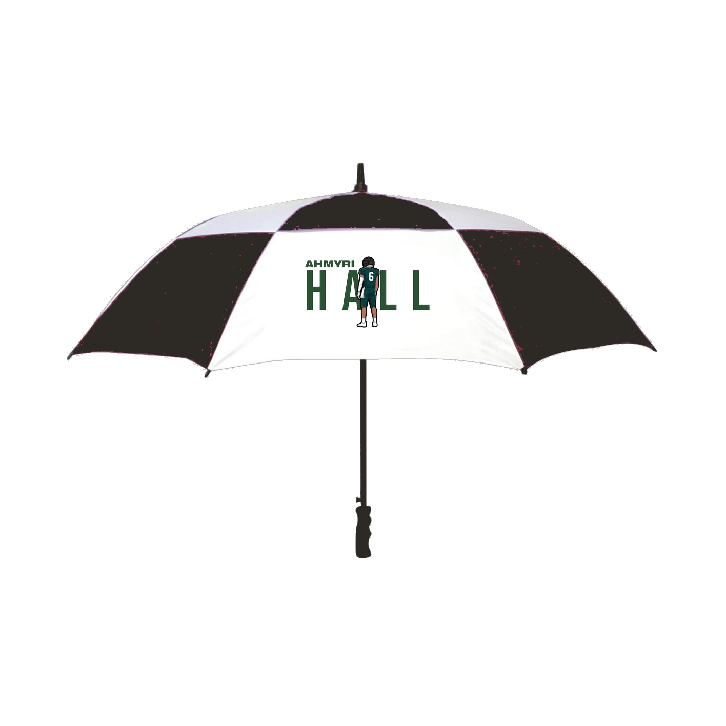 Golf Umbrella — Player Name in Black