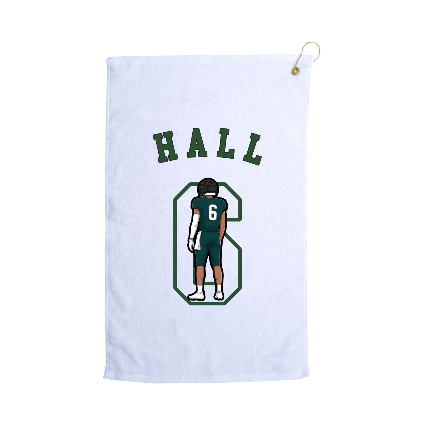 Golf Towel — Shirsey Arch in White