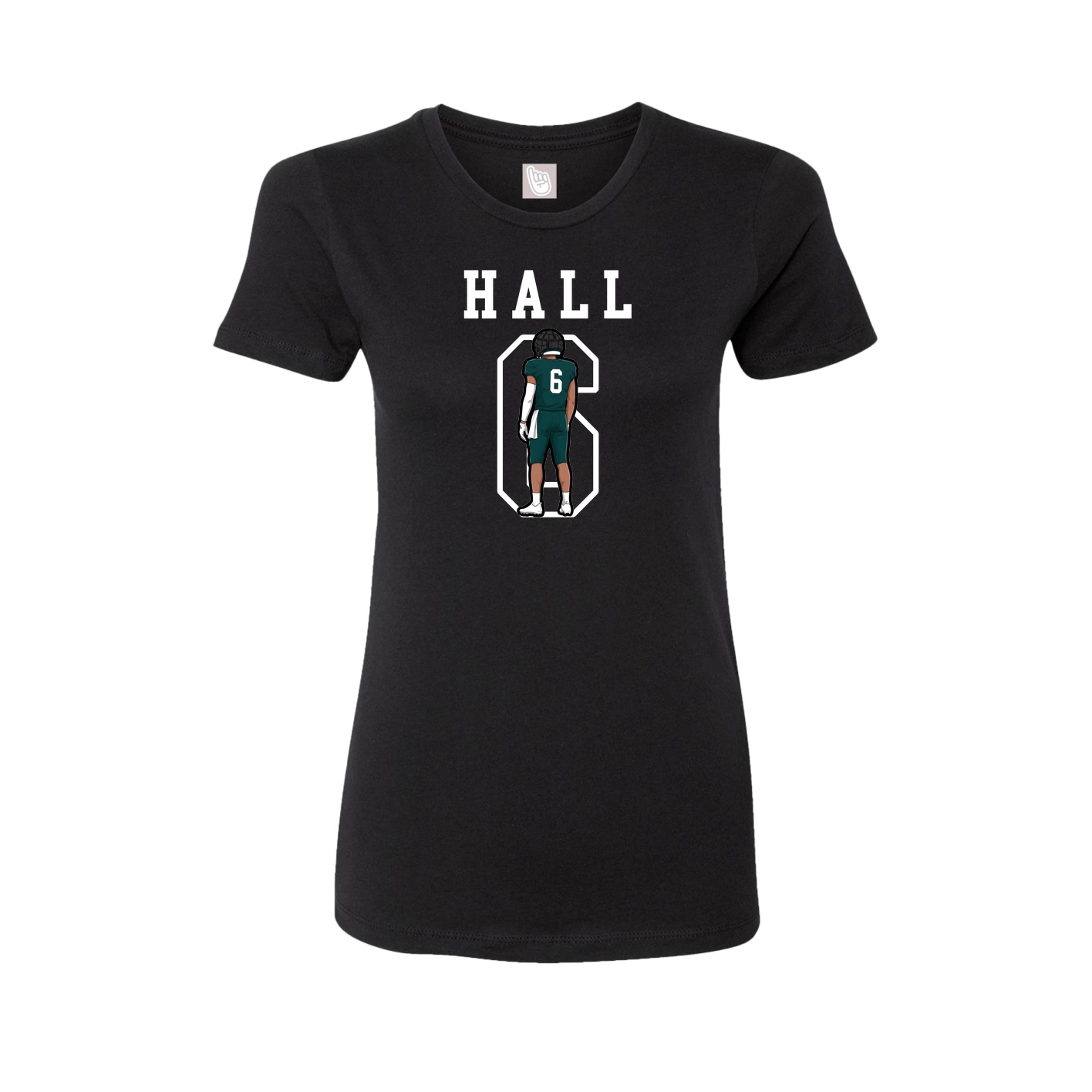 Fitted Women's Tee — Shirsey in Black