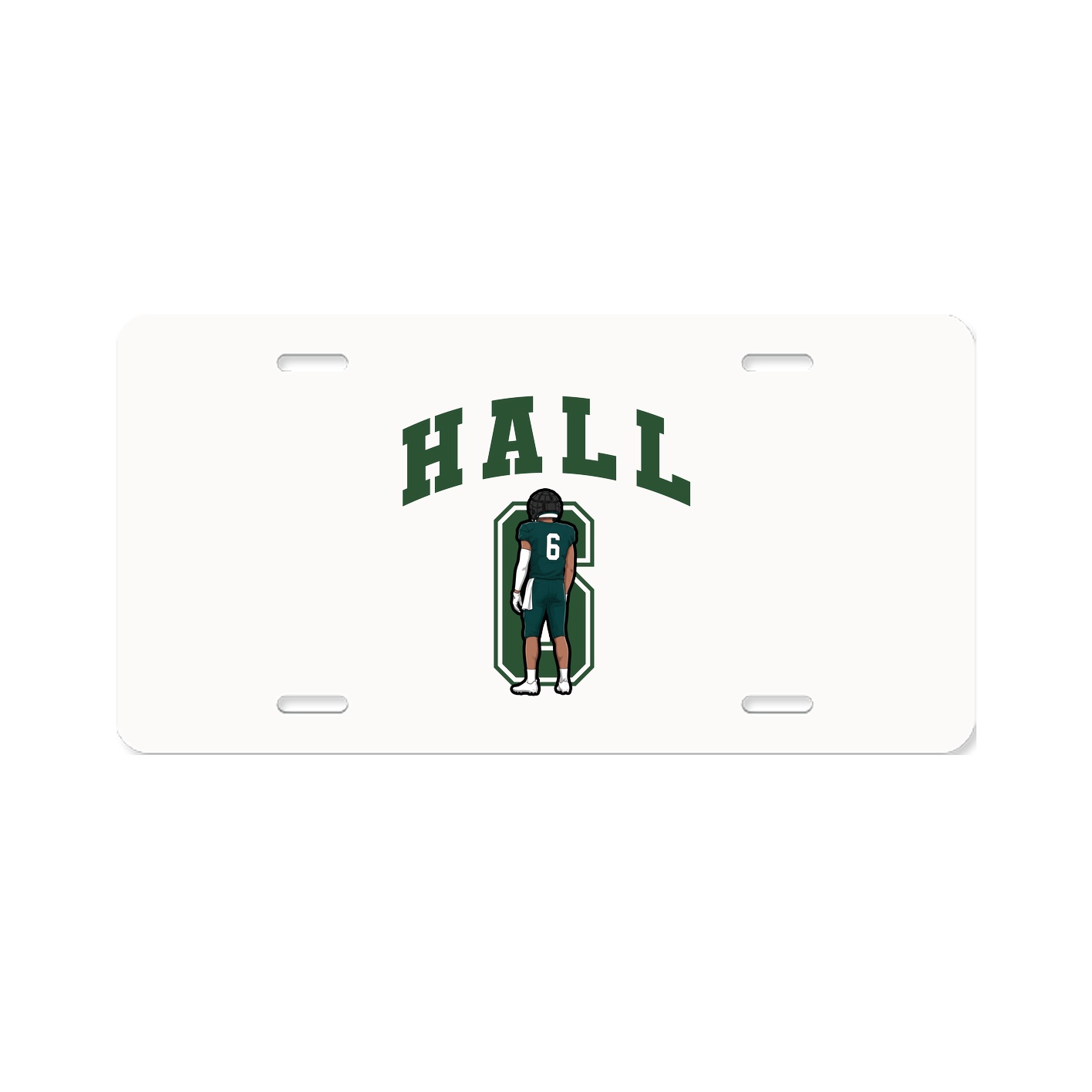 License Plate — Number in Classic