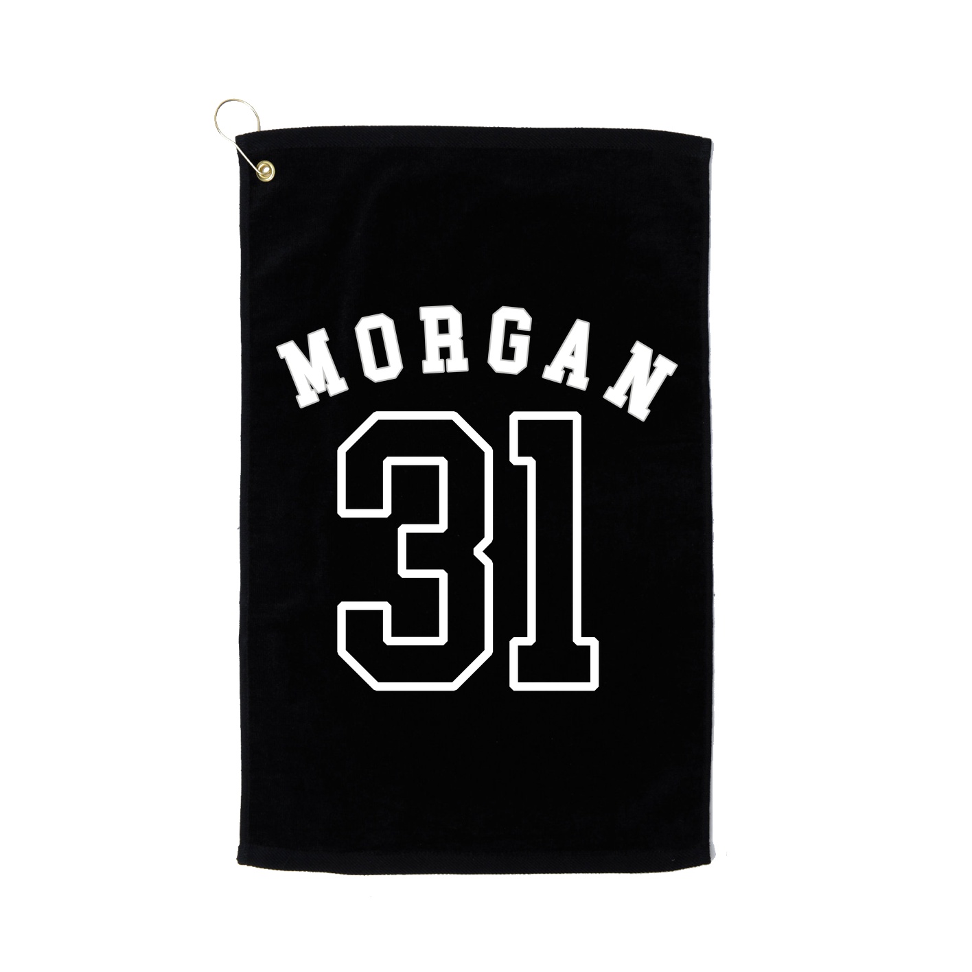 Golf Towel — Shirsey Arch in Black