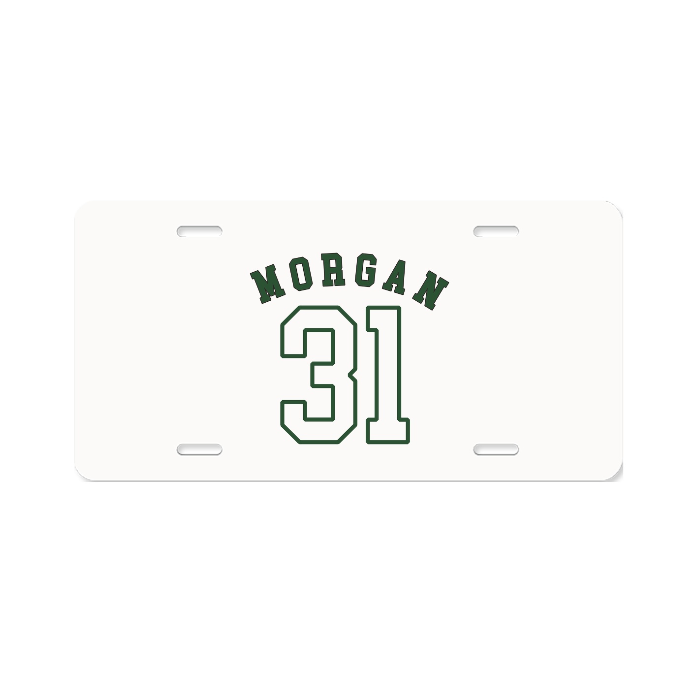 License Plate — Shirsey Arch in Classic