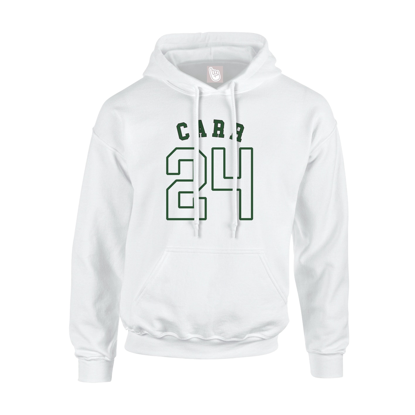 Hoodie — Shirsey Arch in White