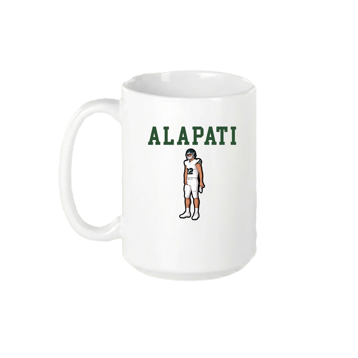15oz Coffee Mug — Shirsey in White