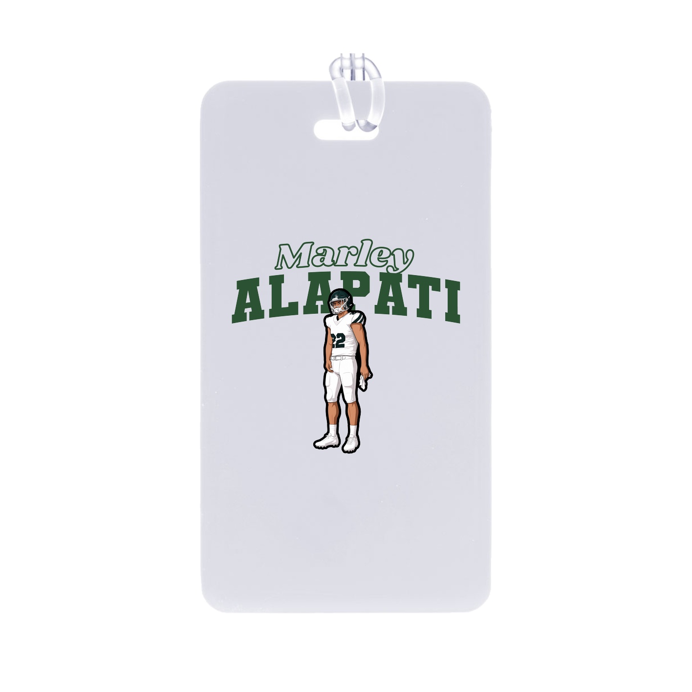 Bag Tag — Name Arch in Classic