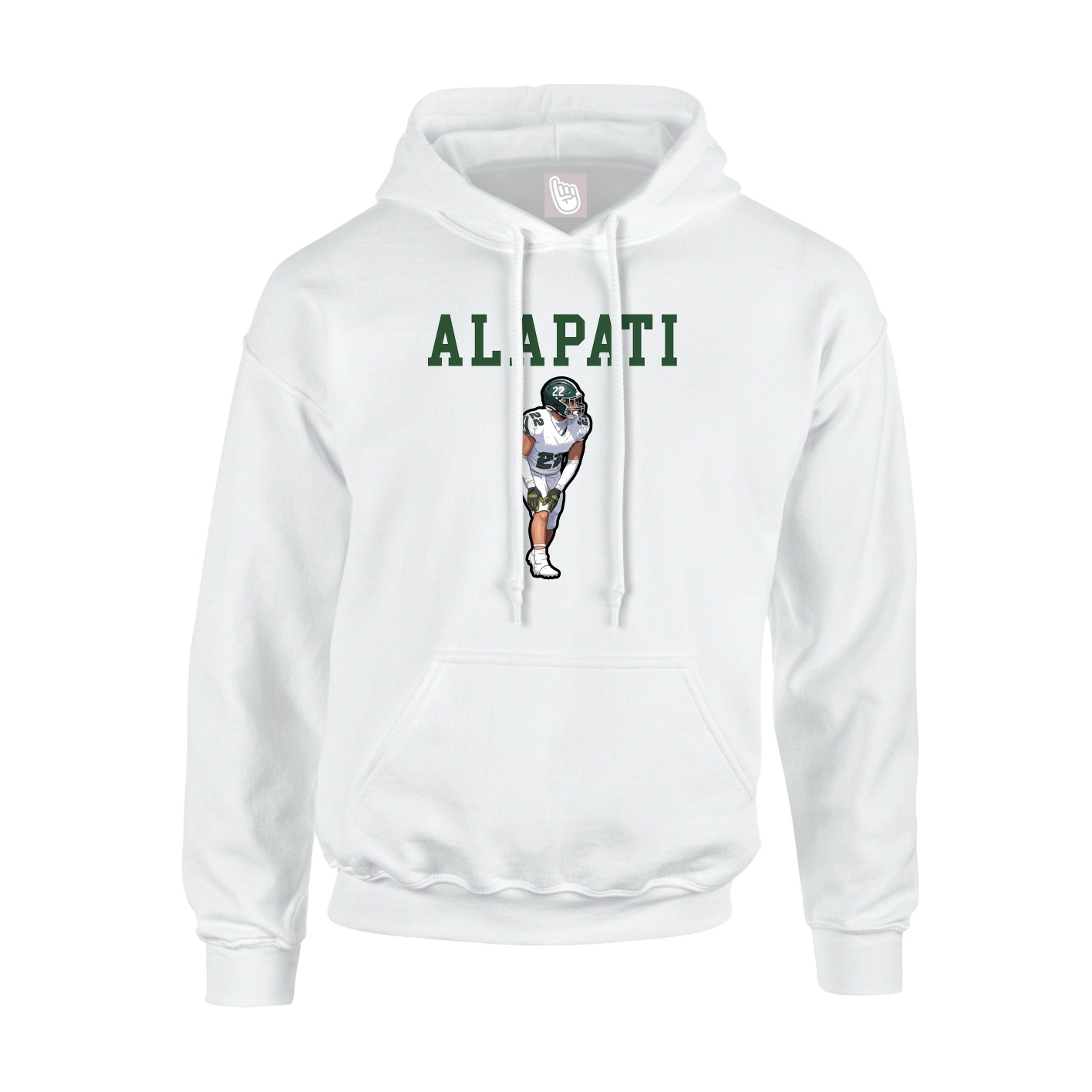 Hoodie — Shirsey in White