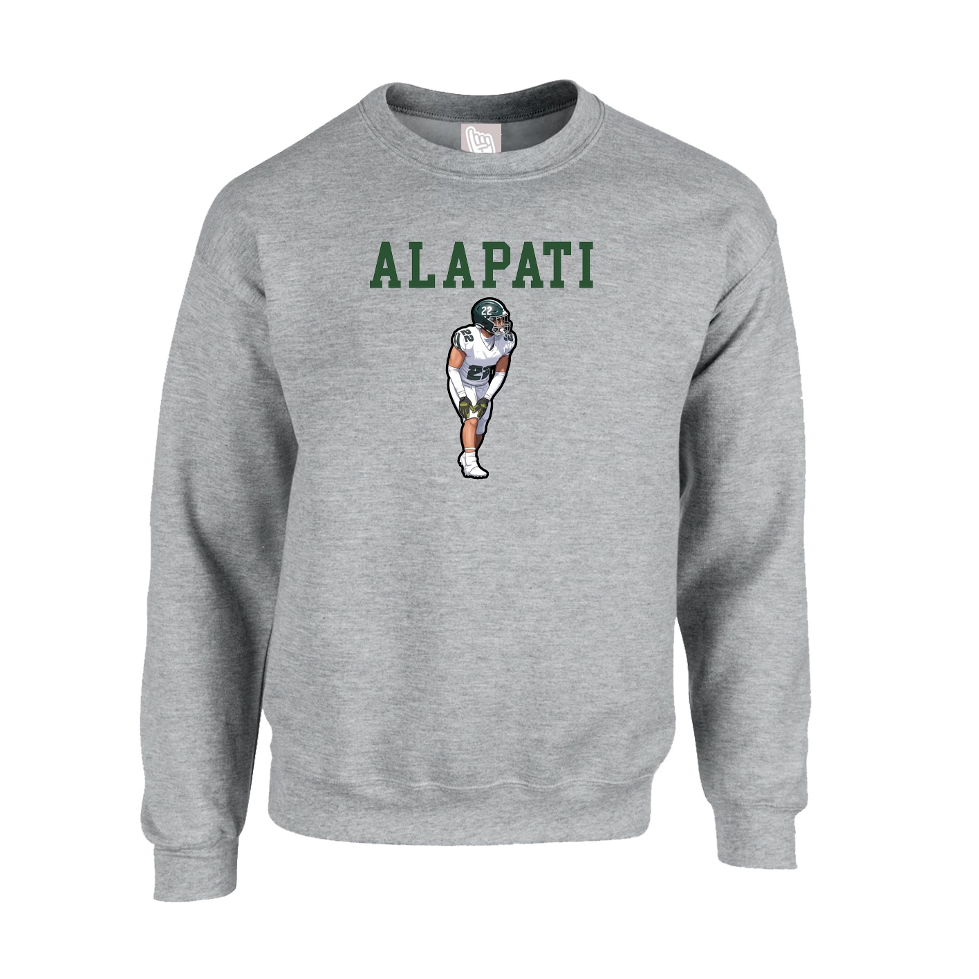Fleece Crew — Shirsey in Grey