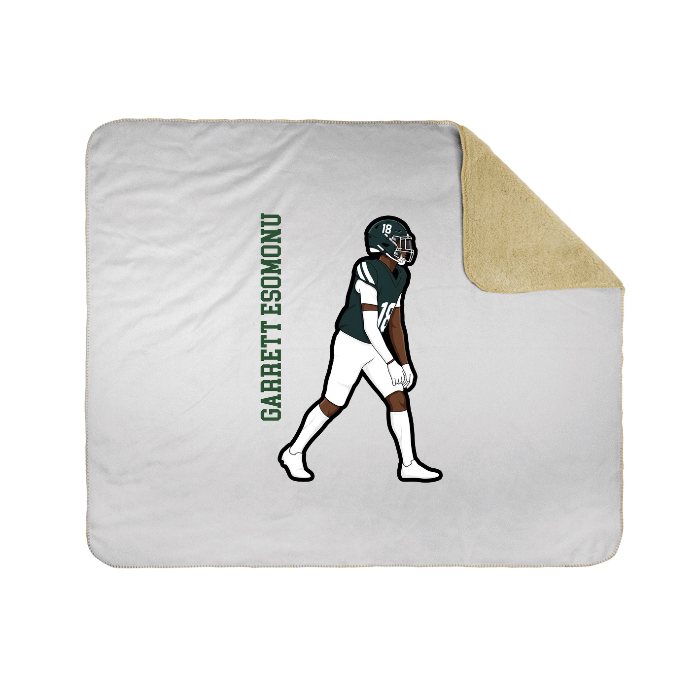 50x60 Sherpa Lined Throw Blanket