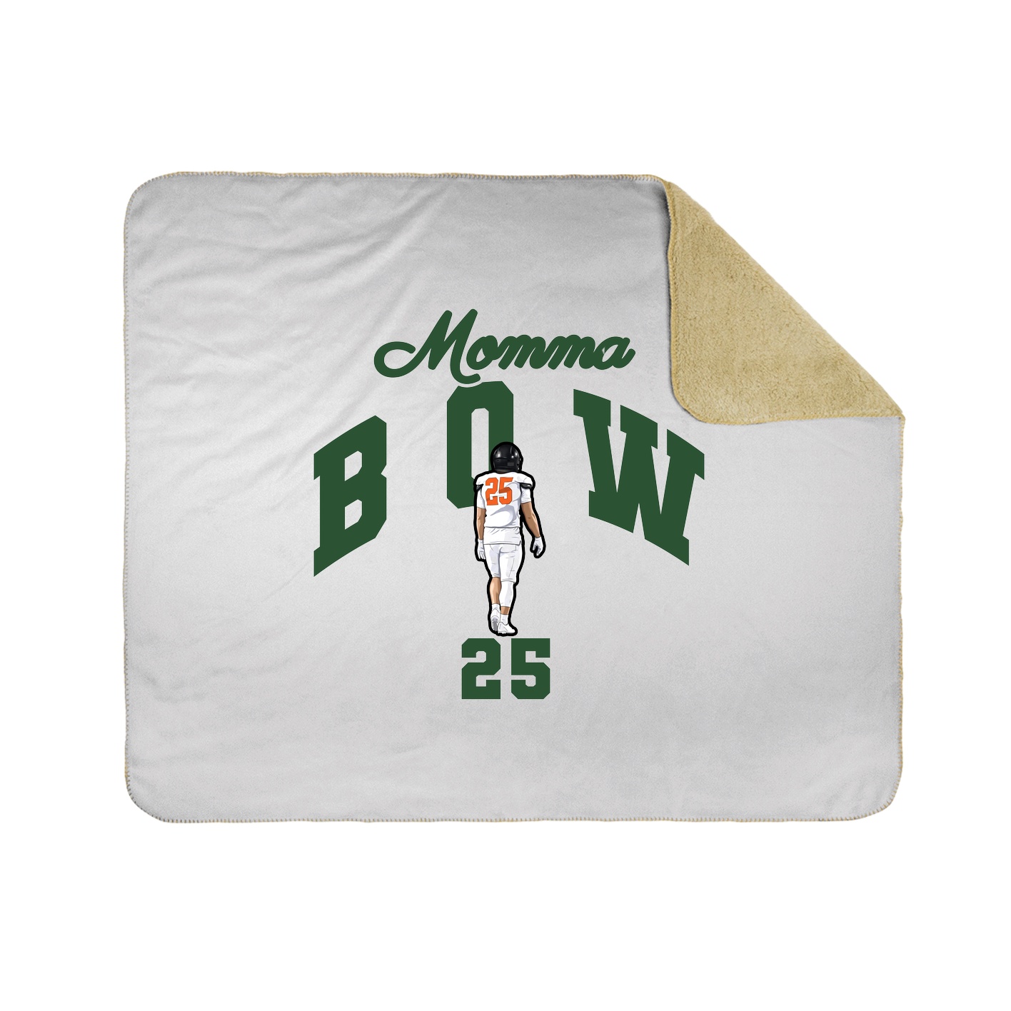 Throw Blanket — Mothers Day Arch in White