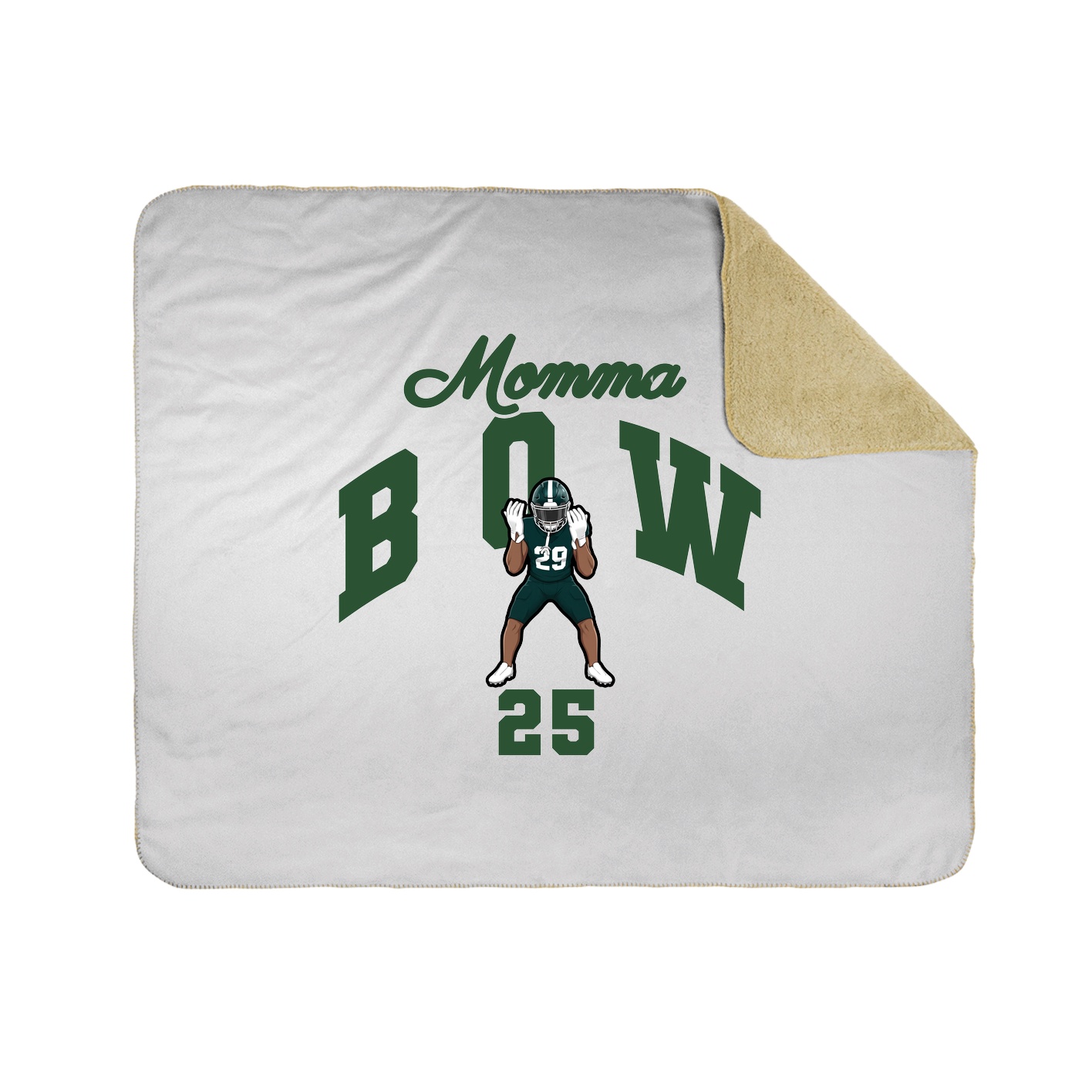 Throw Blanket — Mothers Day Arch in White