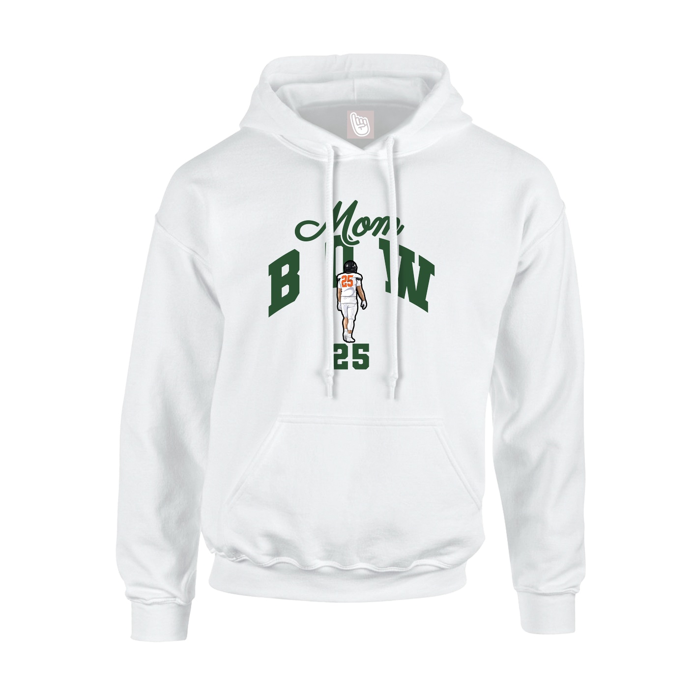 Youth Hoodie — Mothers Day Arch in White