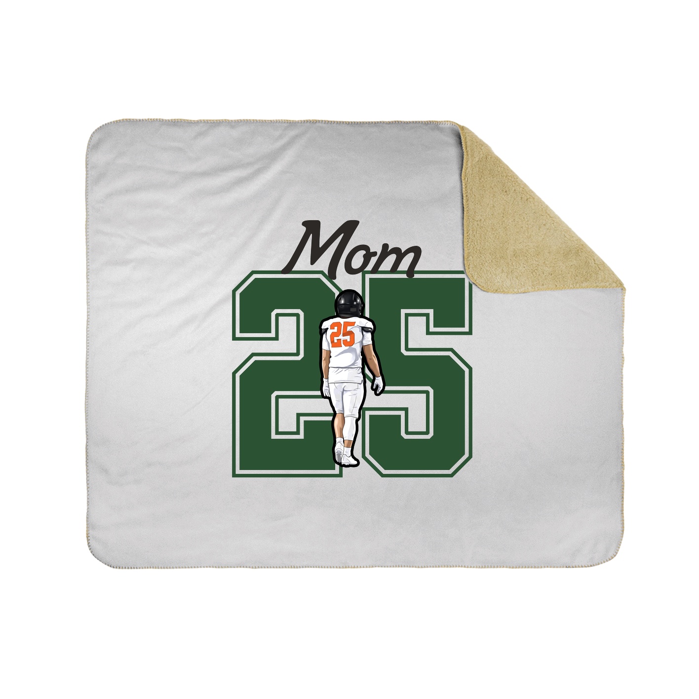 Throw Blanket — Mothers Day Shirsey in White