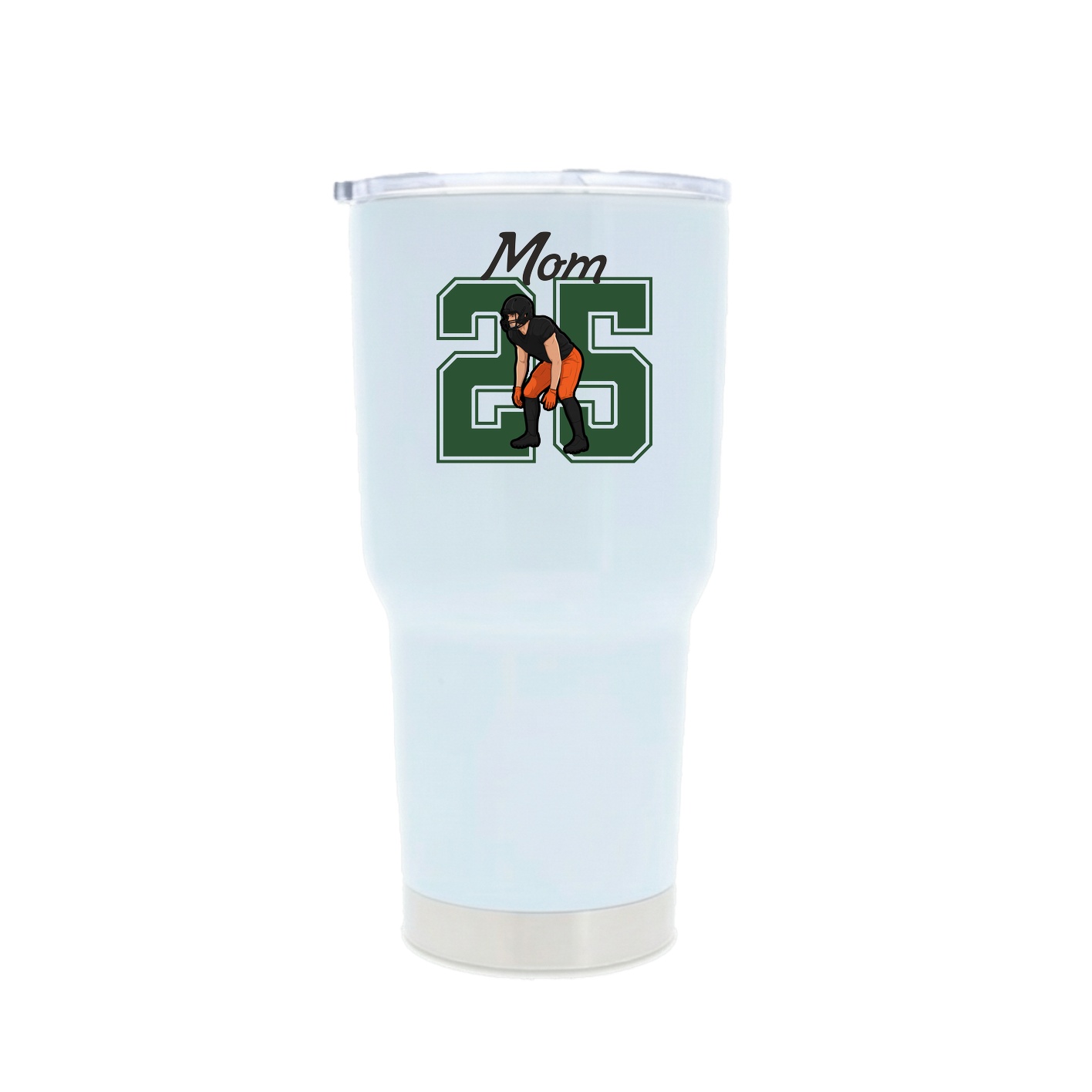 30oz Stainless Steel Tumbler — Mothers Day Shirsey in White