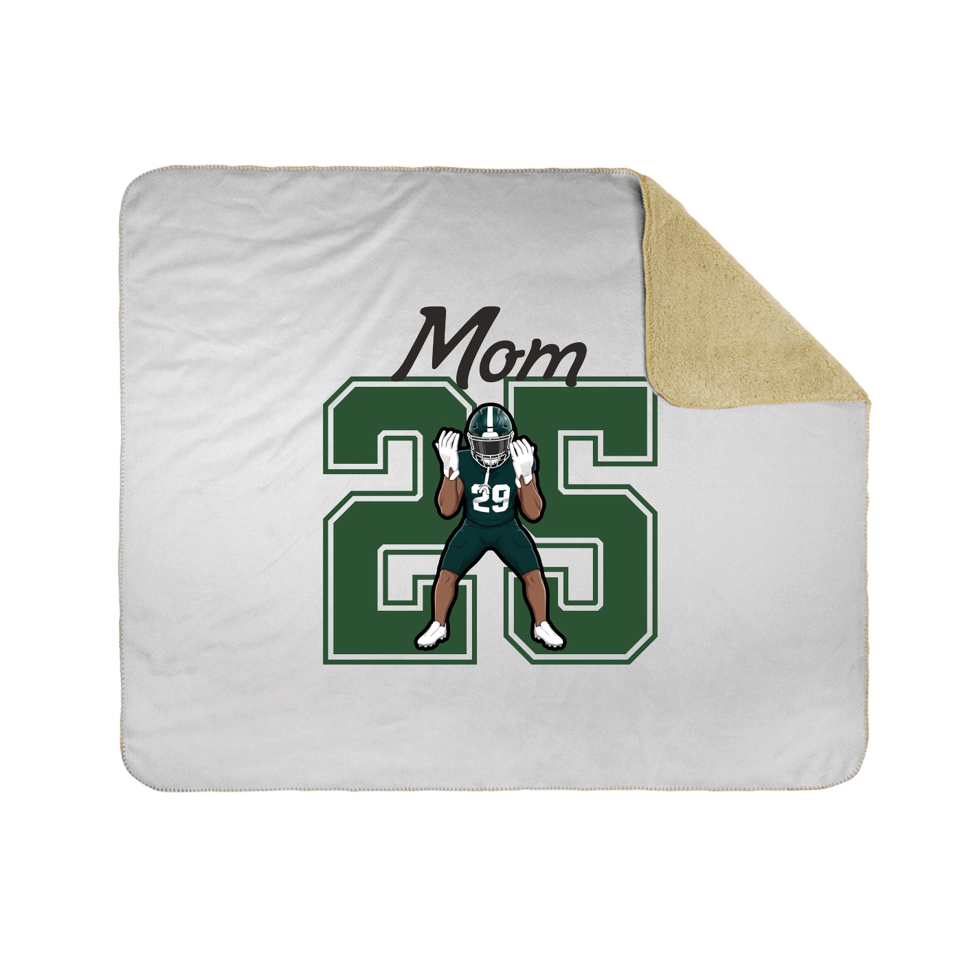 Throw Blanket — Mothers Day Shirsey in White