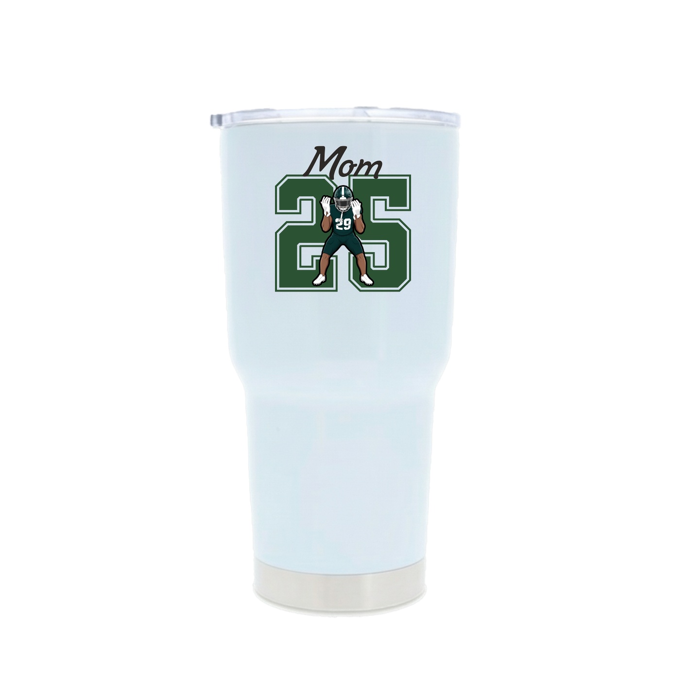 30oz Stainless Steel Tumbler — Mothers Day Shirsey in White