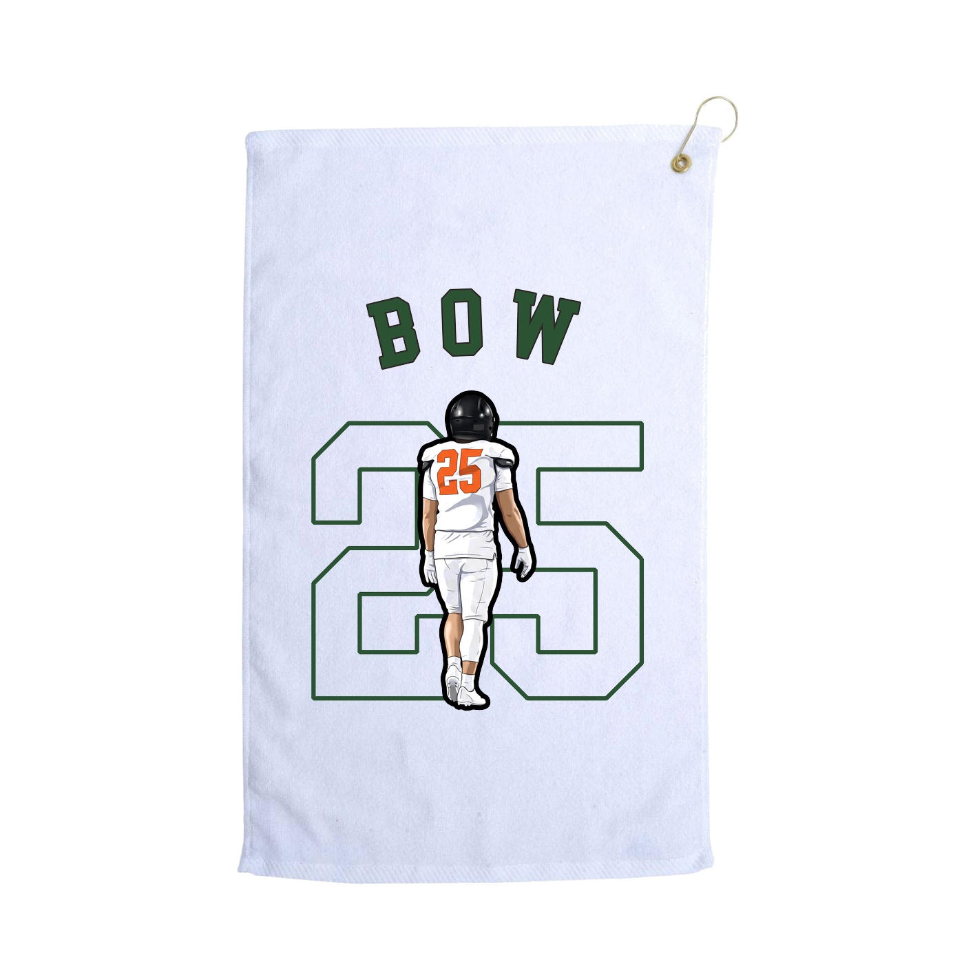 Golf Towel — Shirsey Arch in White