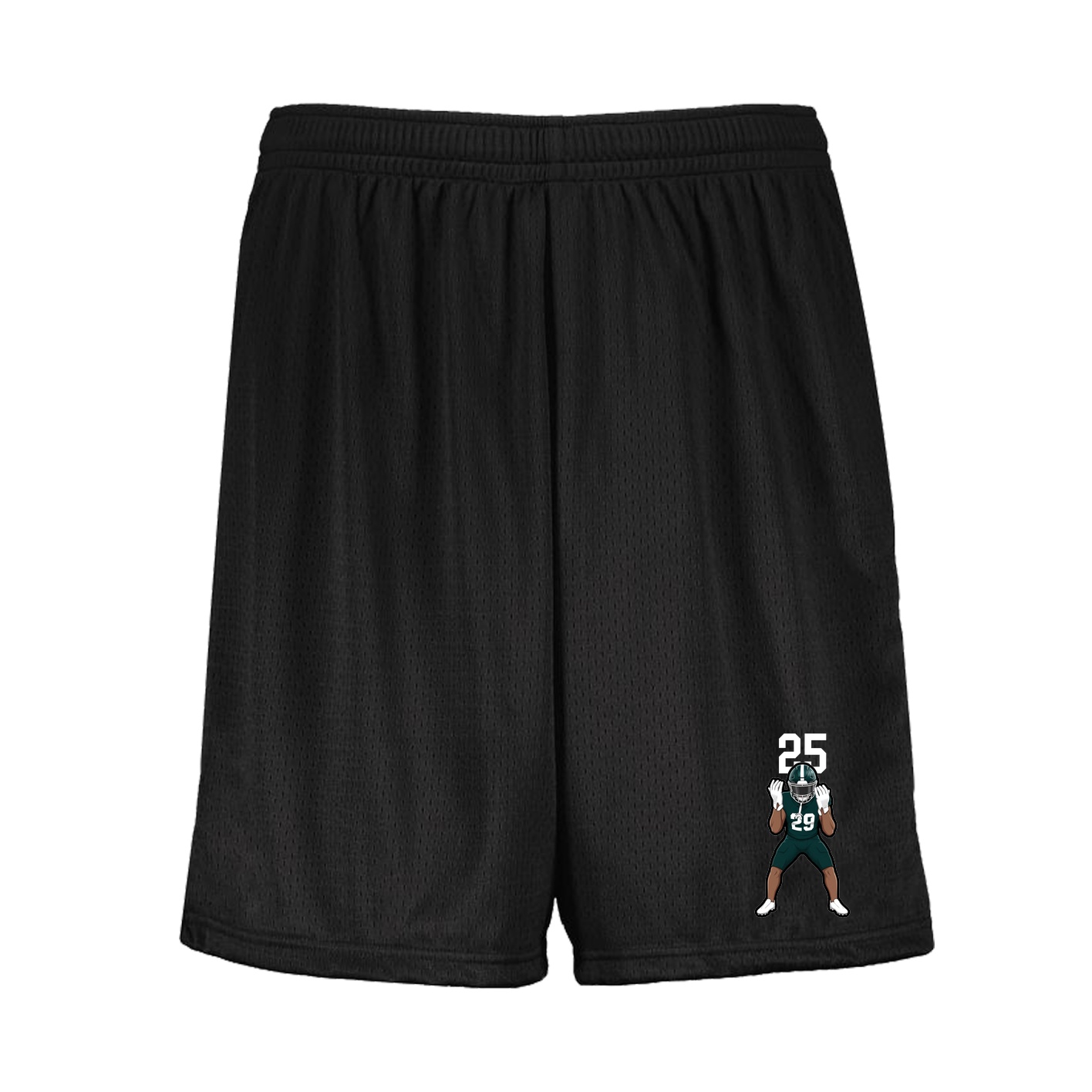 Shorts — Number Top in Black