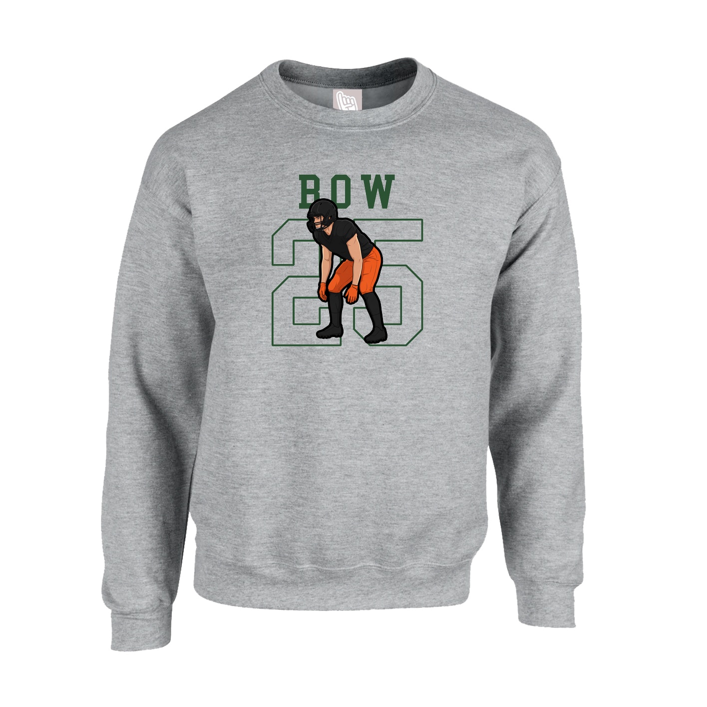 Fleece Crew — Shirsey in Grey